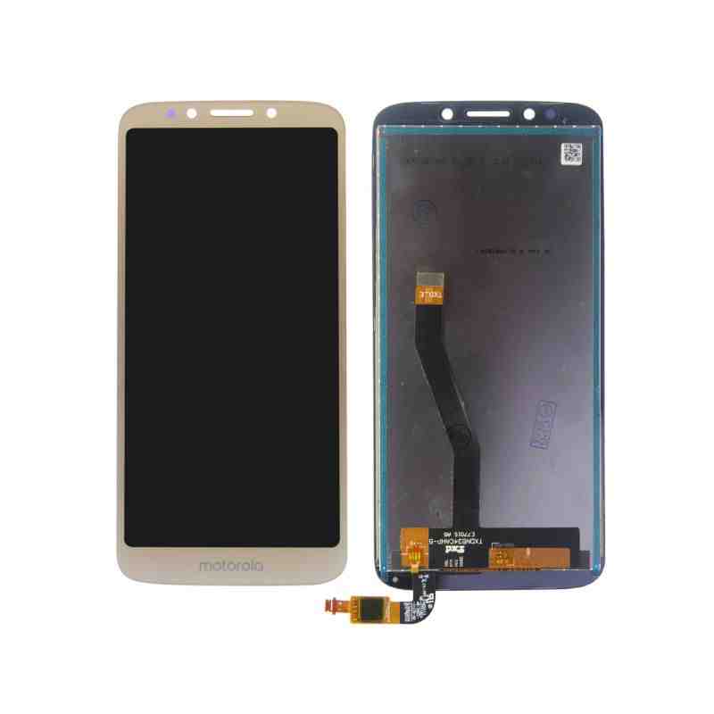 MODULO MOTOROLA MOTO E5 PLAY DORADO SIN MARCO